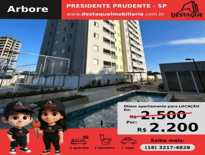 Apartamento para Locao, em Presidente Prudente, bairro Jardim Eldorado, 2 dormitrios, 1 banheiro, 1 vaga