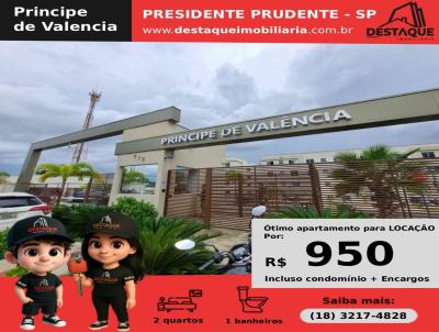 Apartamento para Locao, em Presidente Prudente, bairro Conjunto Habitacional Mario Amato, 2 dormitrios, 1 banheiro, 1 vaga